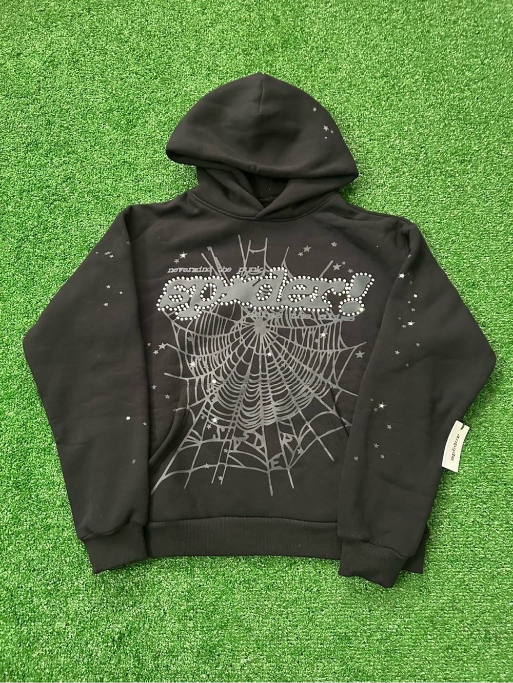Sp5der hoodie black